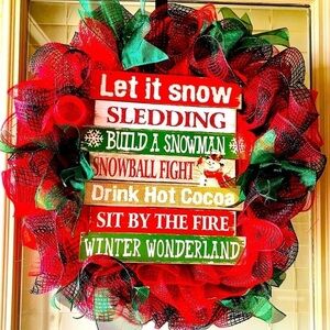 GORGEOUS winter wreath